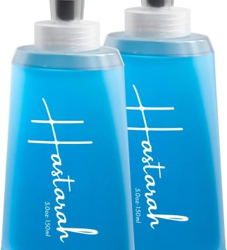 Flexible Collapsible Water Bottle (2-Pack) | 5oz, BPA/PVC Free, Ideal for Hydration Packs, Running, Hiking & Travel