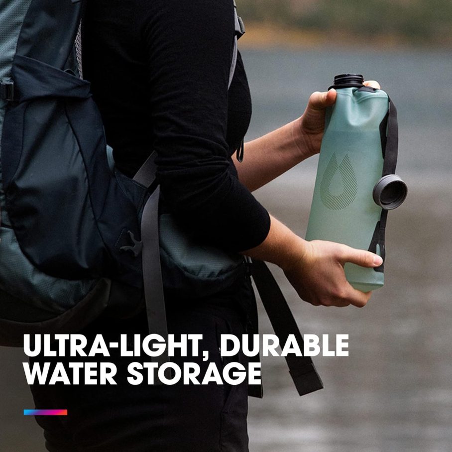 HydraPak Seeker - Collapsible Camping Water Storage (2L, 3L, 4L, 6L, 10L) - BPA & PVC Free, Hydration Reservoir Bag, Leak Proof - Image 2
