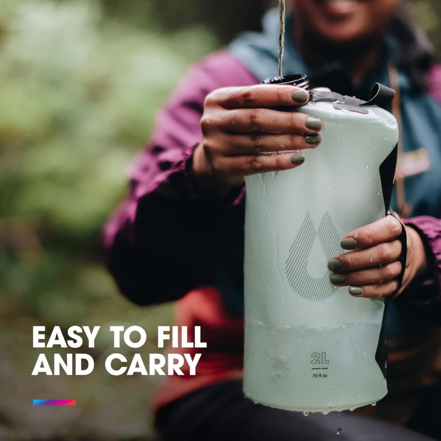 HydraPak Seeker - Collapsible Camping Water Storage (2L, 3L, 4L, 6L, 10L) - BPA & PVC Free, Hydration Reservoir Bag, Leak Proof - Image 3